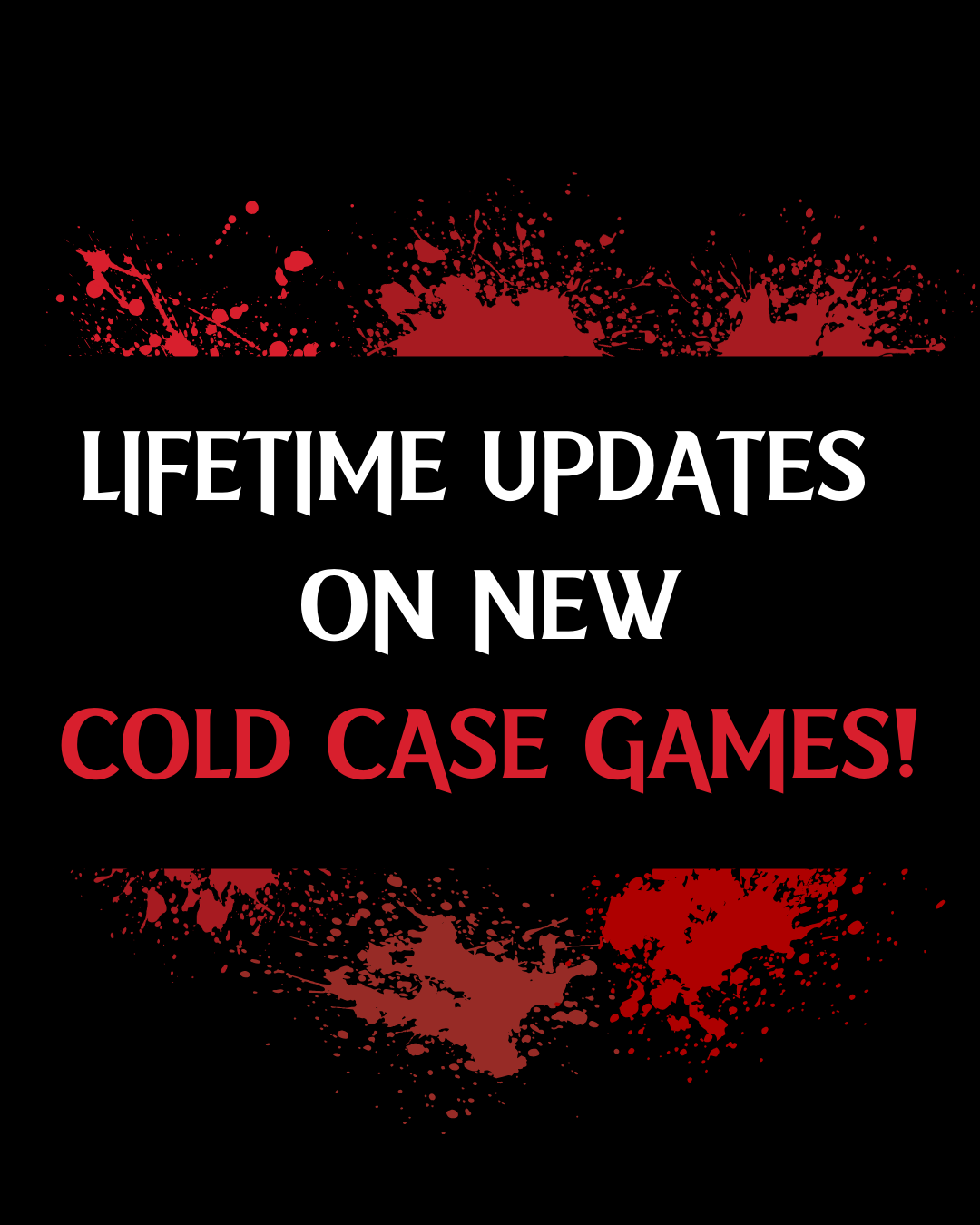 Lifetime Updates on New Cold Case Games